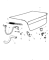 Diagram for Dodge Charger Trunk Lid Latch - 5056268AD