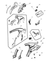 Diagram for Chrysler 200 Fuel Door - 5008733AE