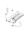 Diagram for Chrysler 200 PCV Valve Hose - 5047878AA