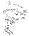 Diagram for Chrysler Voyager Battery Tray - 4860474AC