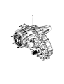 Diagram for Ram 1500 Transfer Case - 68250775AG