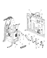 Diagram for 2002 Dodge Ram 1500 Seat Belt - 5HC011DVAD