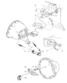 Diagram for 1997 Dodge Ram 2500 Clutch Master Cylinder - 52087601