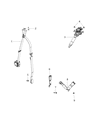 Diagram for Dodge Grand Caravan Seat Belt - ZV721X9AD