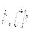 Diagram for 2011 Dodge Charger Seat Belt - 1UB44HL1AA