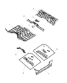 Diagram for 2020 Ram 3500 Axle Beam - 68137955AB