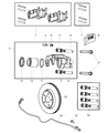 Diagram for 2005 Jeep Grand Cherokee Brake Disc - 52089275AB