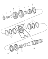 Diagram for 2007 Jeep Liberty Synchronizer Ring - 5159166AA