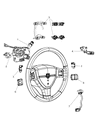 Diagram for 2008 Chrysler Town & Country Horn - 68030135AA