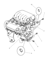 Diagram for 1998 Chrysler Cirrus EGR Valve - 4287646