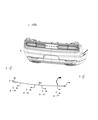 Diagram for Dodge Parking Assist Distance Sensor - 68170046AH