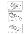 Diagram for Dodge Caravan Starter Motor - 4686045AD