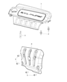 Diagram for 2017 Jeep Renegade Engine Cover - 68298922AA