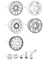 Diagram for 2013 Ram 3500 Spare Wheel - 1HL36AAAAB