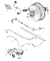 Diagram for Chrysler Brake Booster Vacuum Hose - 4581760AC