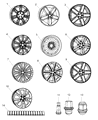Diagram for 2012 Dodge Avenger Spare Wheel - 1TA78DD5AA