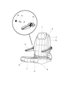 Diagram for 2011 Dodge Grand Caravan Seat Cushion - 68101730AA