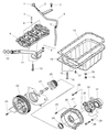 Diagram for Jeep Liberty Crankshaft Pulley - 5066978AA