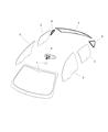 Diagram for Dodge Charger Mirror Cover - 5182349AD