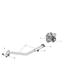 Diagram for 2001 Chrysler Sebring EGR Valve - 4627330AA