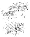 Diagram for 2004 Dodge Durango Bumper - 5HP18TZZAB