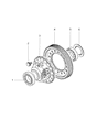 Diagram for Chrysler Sebring Differential - 5191068AA
