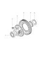 Diagram for 2010 Dodge Caliber Differential - 5191068AA