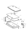 Diagram for 2002 Dodge Sprinter 3500 Weather Strip - 5134006AA