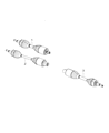 Diagram for Chrysler 200 Axle Shaft - 68248719AA