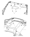 Diagram for Dodge Viper Dome Light - 5KX19DX9AA