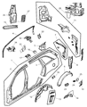 Diagram for 2003 Jeep Liberty Fuel Filler Housing - 4716571AD