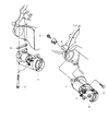 Diagram for 2002 Jeep Wrangler Starter Motor - 56041013AE