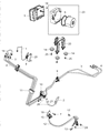 Diagram for 2011 Dodge Challenger ABS Control Module - 68089524AC