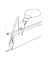 Diagram for 2006 Dodge Viper Car Mirror - TR36SBEAD