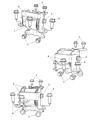 Diagram for 2007 Jeep Patriot Engine Mount - 5105669AD