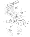 Diagram for Jeep Wrangler Bumper - 55155669