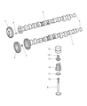 Diagram for 2003 Dodge Sprinter 2500 Camshaft - 5080095AA