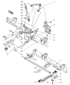 Diagram for 2005 Dodge Durango Control Arm - 52106577AE