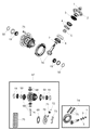 Diagram for Mopar Differential Bearing - 68398735AA