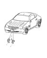 Diagram for 2004 Chrysler Crossfire Horn - 5096421AA