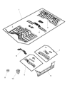 Diagram for 2009 Dodge Ram 1500 Floor Pan - 55372514AA