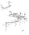 Diagram for 2013 Dodge Avenger Front Cross-Member - 68078774AC