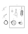 Diagram for Mopar Antenna - 4727616AA