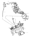 Diagram for 2009 Chrysler PT Cruiser Power Steering Hose - 4656421AO