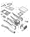 Diagram for 2009 Dodge Challenger Armrest - 1RQ591BNAA