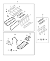 Diagram for 2017 Dodge Challenger Cylinder Head Gasket - 68164696AD