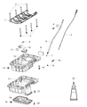 Diagram for 2016 Jeep Cherokee Dipstick - 68105200AB