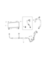 Diagram for 2010 Dodge Viper Power Steering Hose - 5290267AC