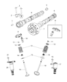 Diagram for 2018 Jeep Wrangler Camshaft - 5048030AB