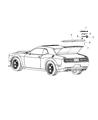 Diagram for 2018 Dodge Challenger Spoiler - 6MD09TZZAA
